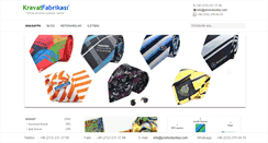 Desktop Screenshot of kravatfabrikasi.com
